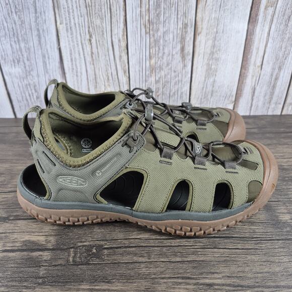 KEEN Men's SOLR High-Performance Closed Toe Water Sandals Green Men's Sz 11 - Picture 3 of 9